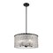 Z-Lite Glacier Pendant, 5-Light, 19 In.W x 10 In.H, Matte Black/Clear 1943P18-MB - alternate 2